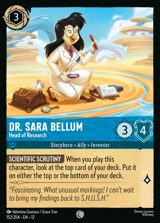 152/204-EN-12: Dr. Sara Bellum - Head of Research