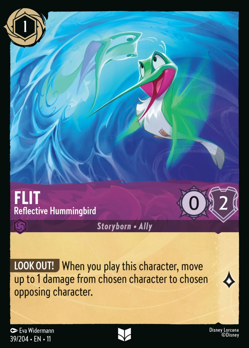 039/204-EN-11: Flit - Reflective Hummingbird