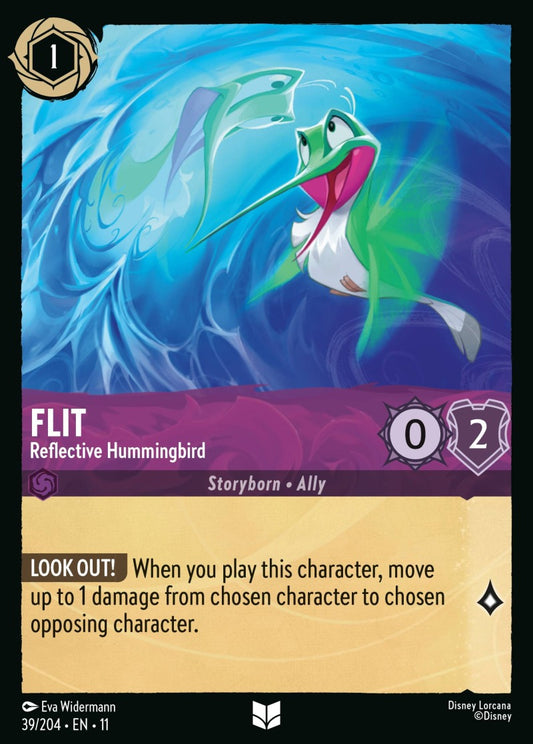 039/204-EN-11: Flit - Reflective Hummingbird
