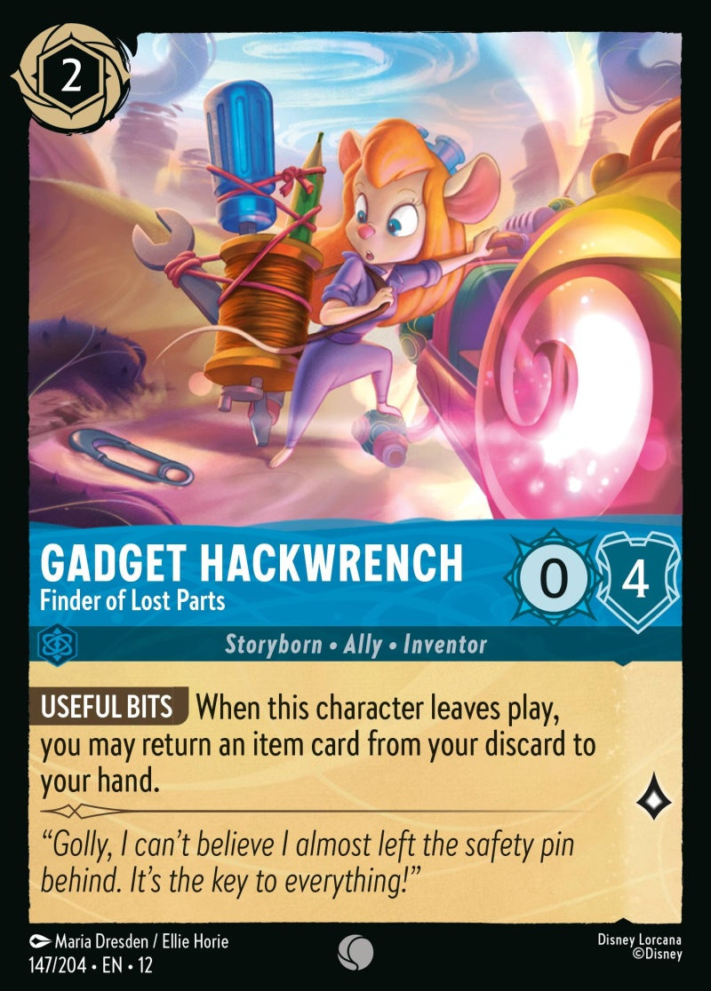 147/204-EN-12: Gadget Hackwrench - Finder of Lost Parts