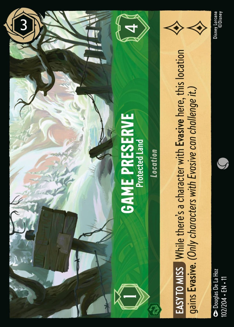 102/204-EN-11: Game Preserve - Protected Land