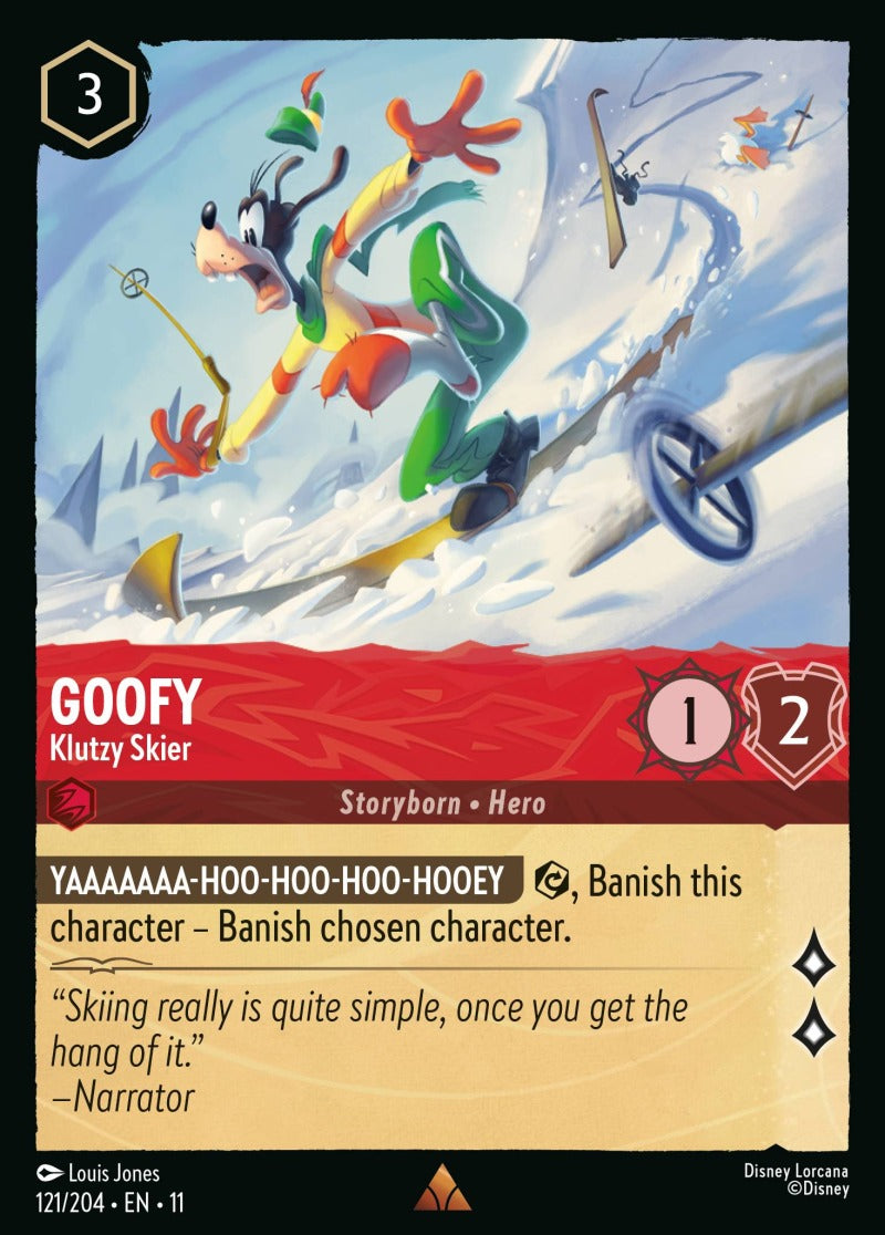 121/204-EN-11: Goofy - Klutzy Skier
