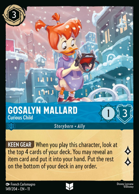 149/204-EN-11: Gosalyn Mallard - Curious Child