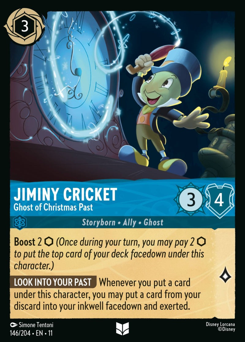 146/204-EN-11: Jiminy Cricket - Ghost of Christmas Past