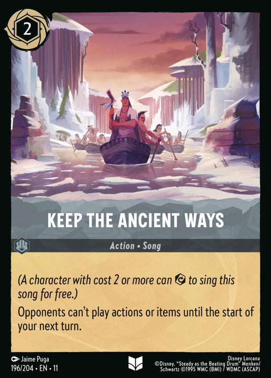 196/204-EN-11: Keep the Ancient Ways