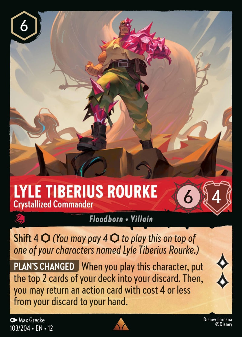 103/204-EN-12: Lyle Tiberius Rourke - Crystallized Commander
