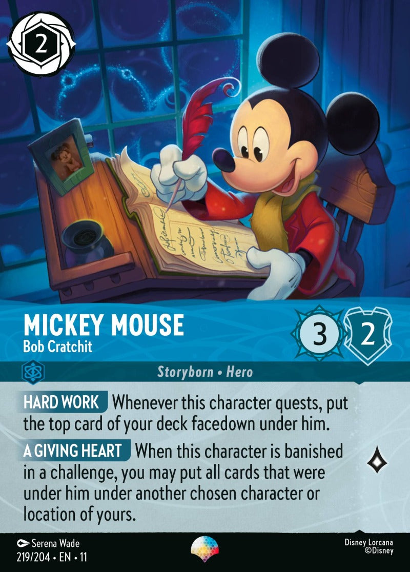 219/204-EN-11: Mickey Mouse - Bob Cratchit