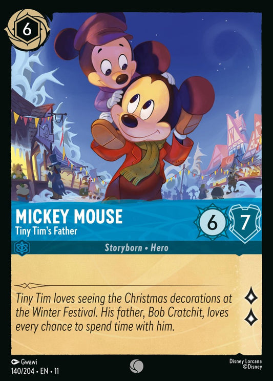140/204-EN-11: Mickey Mouse - Tiny Tim's Father