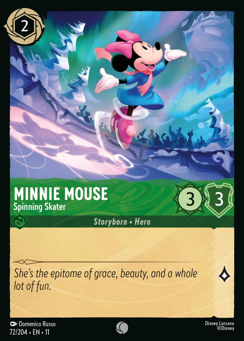 072/204-EN-11: Minnie Mouse - Spinning Skater