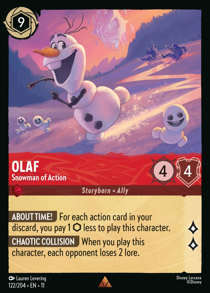 122/204-EN-11: Olaf - Snowman of Action