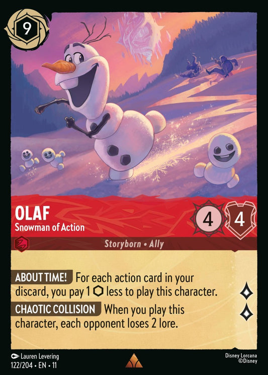 122/204-EN-11: Olaf - Snowman of Action