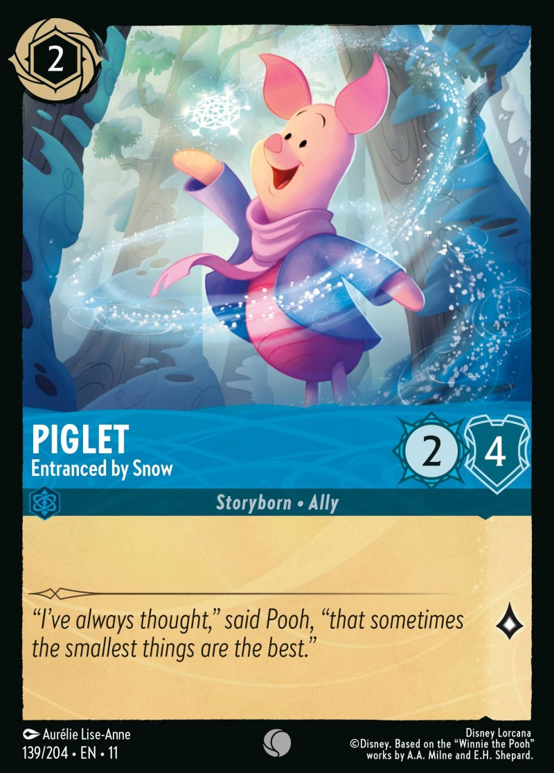 139/204-EN-11: Piglet - Entranced by Snow