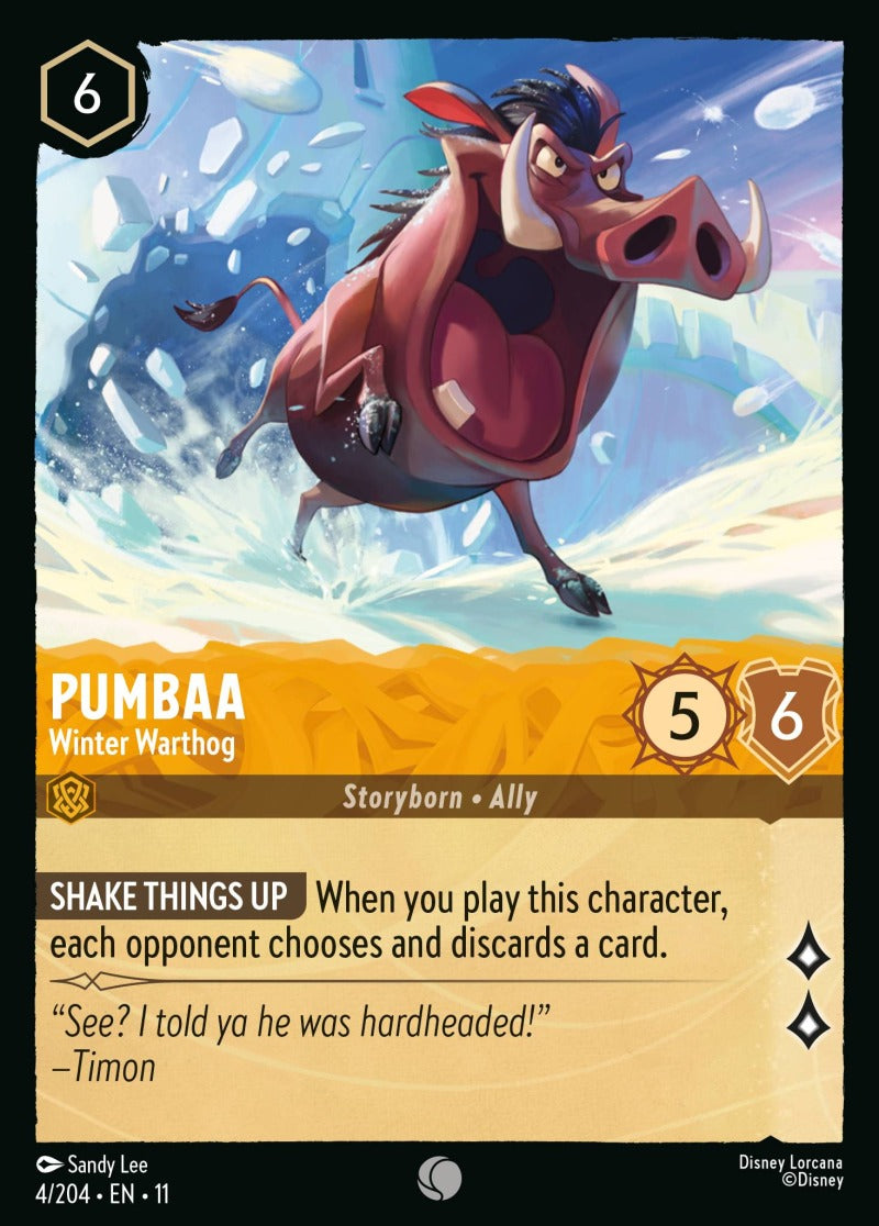 004/204-EN-11: Pumbaa - Winter Warthog