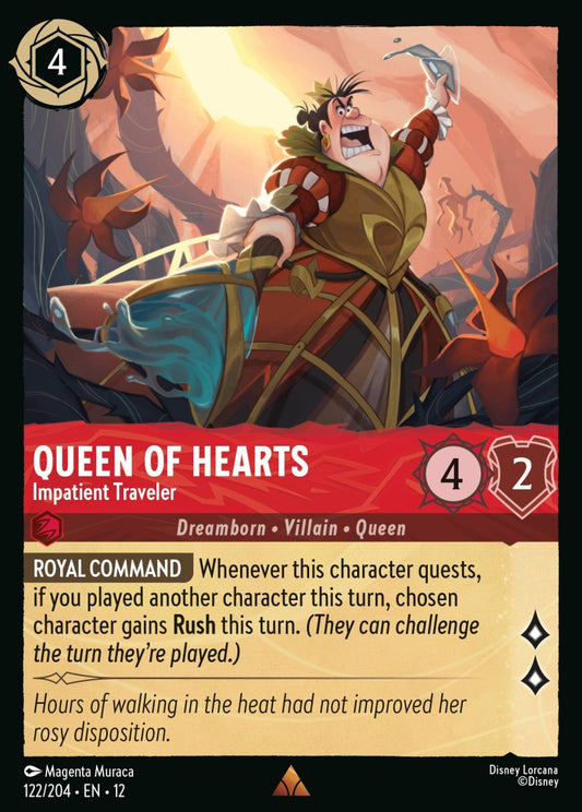 122/204-EN-12: Queen of Hearts - Impatient Traveler