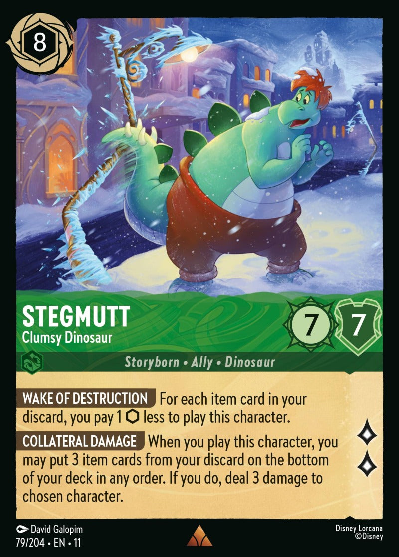 079/204-EN-11: Stegmutt - Clumsy Dinosaur