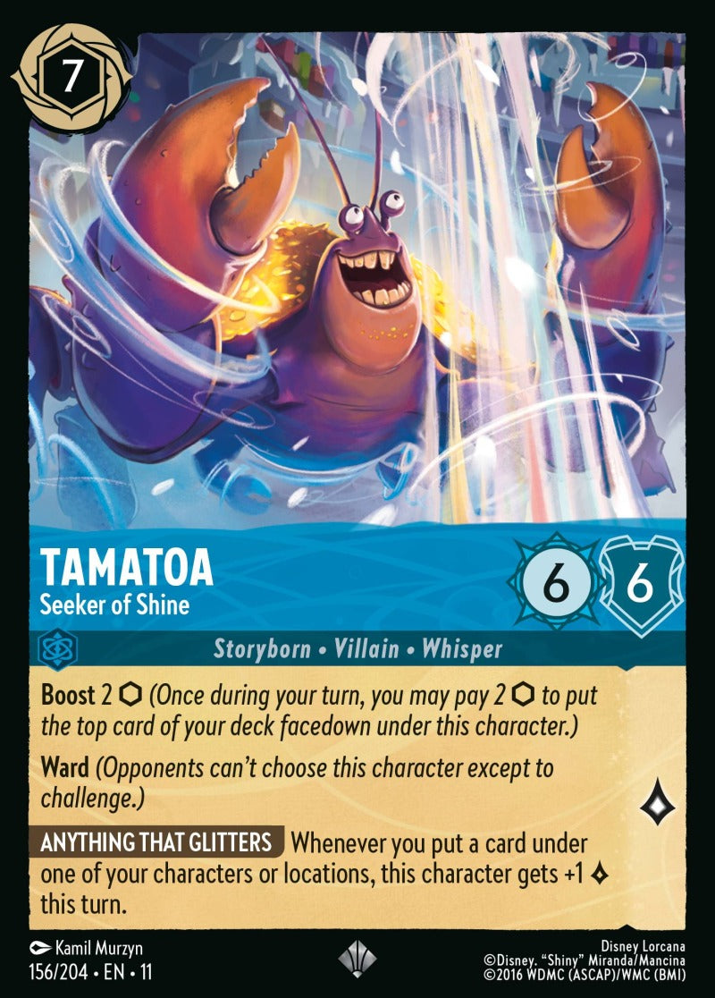 156/204-EN-11: Tamatoa - Seeker of Shine