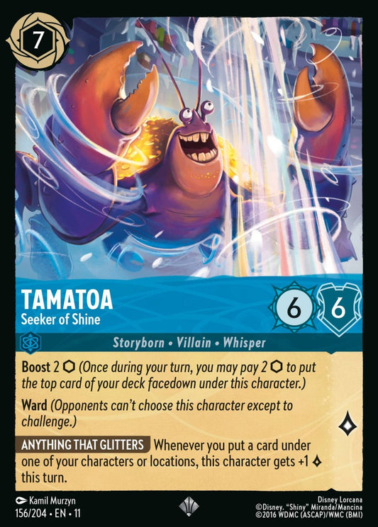 156/204-EN-11: Tamatoa - Seeker of Shine