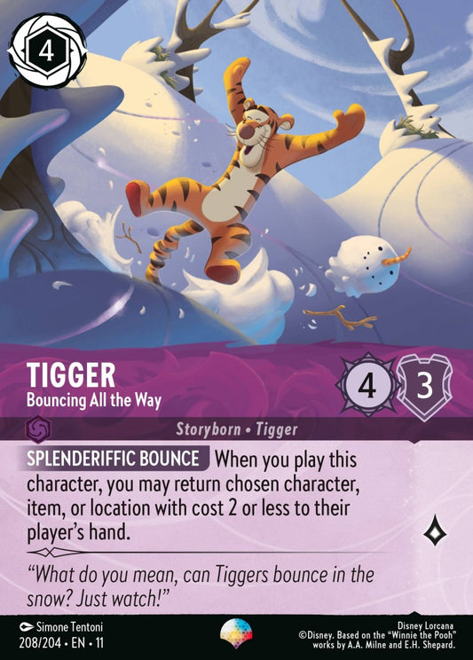 208/204-EN-11: Tigger - Bouncing All the Way