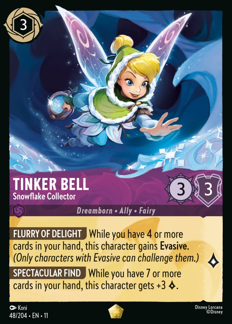 048/204-EN-11: Tinker Bell - Snowflake Collector