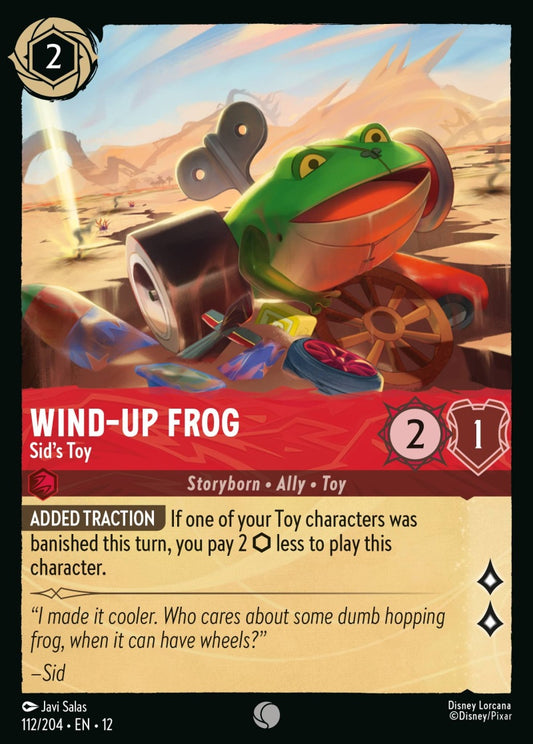 112/204-EN-12: Wind‐Up Frog - Sid's Toy