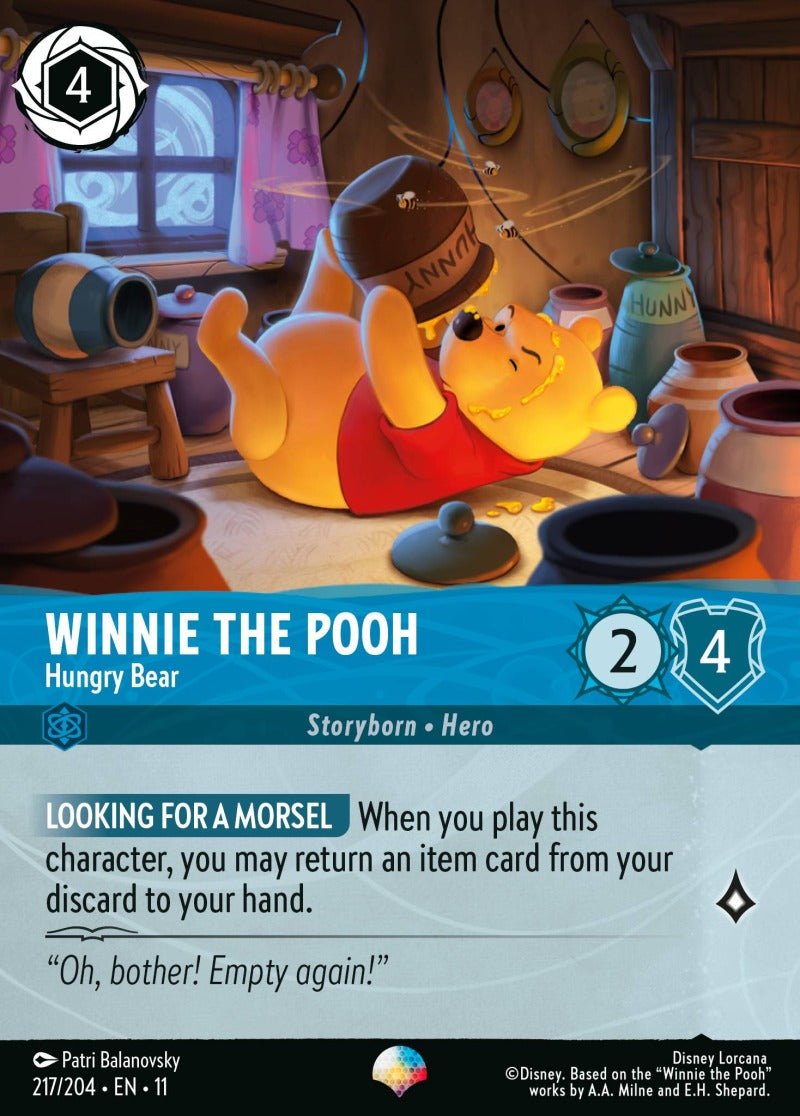 217/204-EN-11: Winnie the Pooh - Hungry Bear