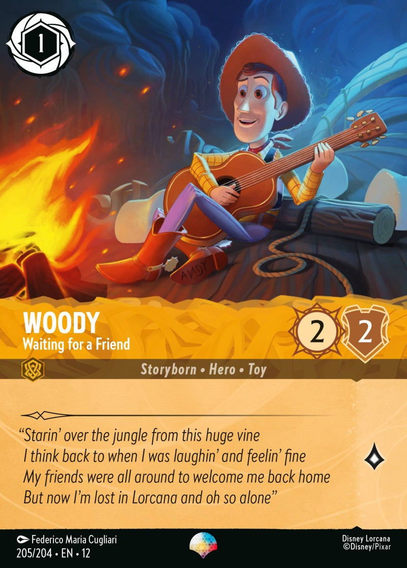 205/204-EN-12: Woody - Waiting for a Friend (Alt Art) (異畫)