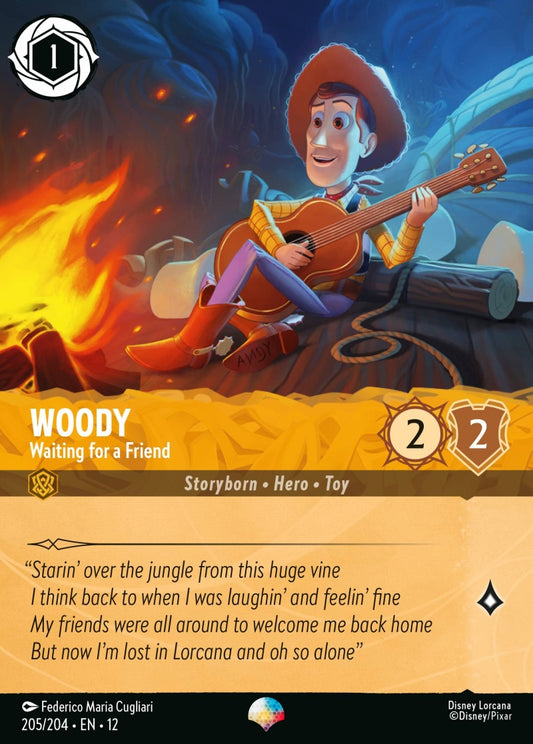 205/204-EN-12: Woody - Waiting for a Friend (Alt Art) (異畫)