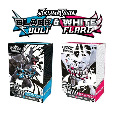 [SV10.5] English Pokemon 美版 Black Bolt & White Flare Booster Bundle Box