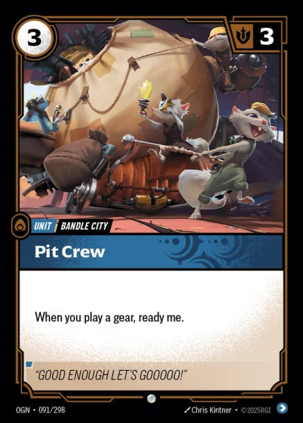 （繁中）OGN-091/298 - Pit Crew 鬥坑小隊
