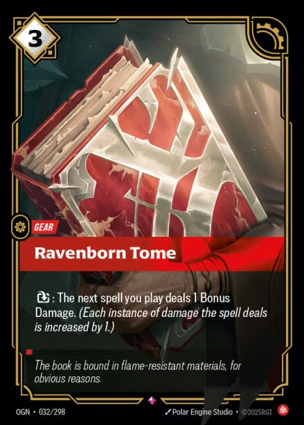 OGN-032/298 - Ravenborn Tome（繁中）