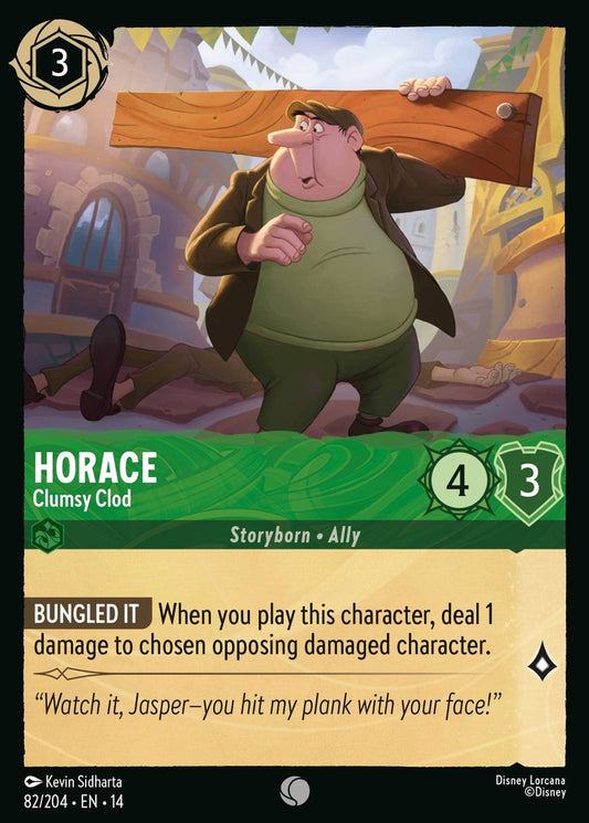 082/204-EN-14: Horace – Clumsy Clod