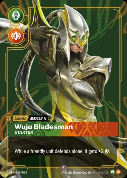 OGS-019/024 - Wuju Bladesman - Starter（繁中）