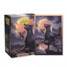 Dragon Shield 100 - Standard Deck Protector Sleeves - Brushed Art Matte Halloween 2023 - AT-12100