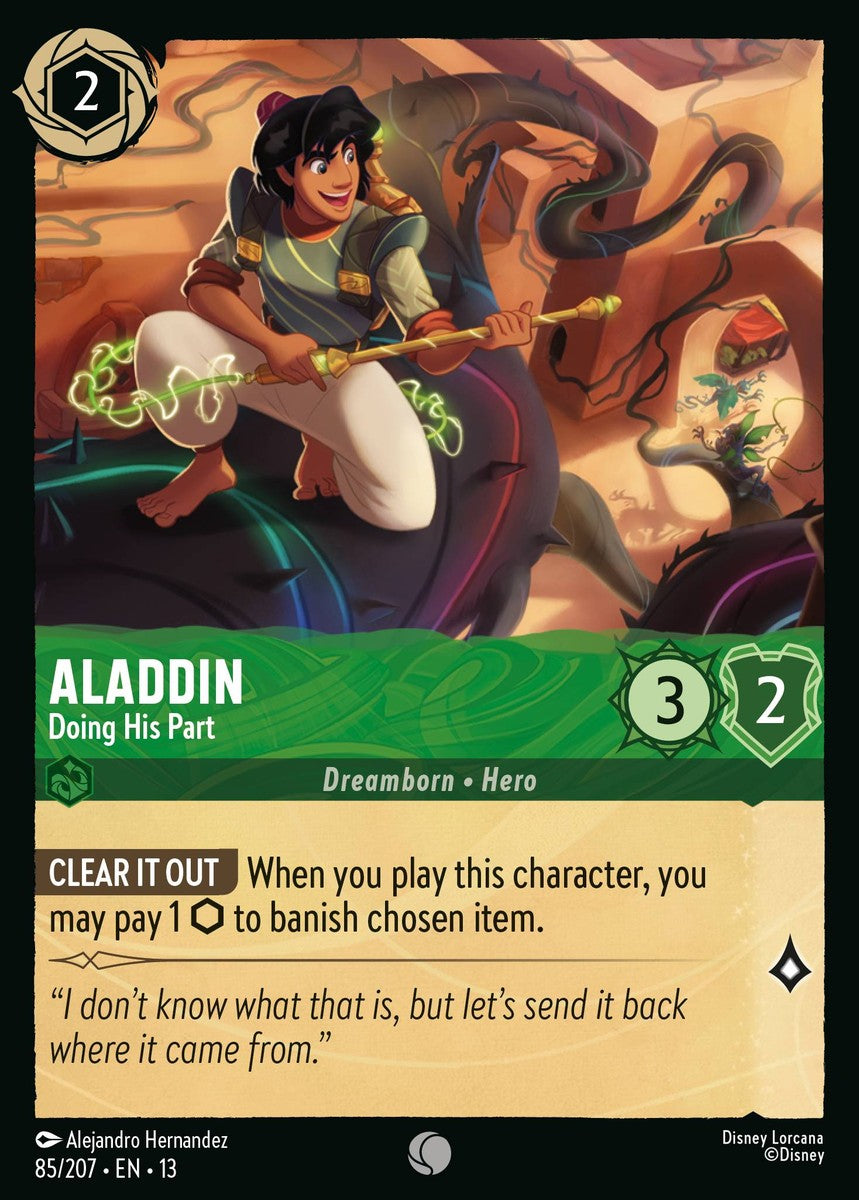 085/207-EN-13: Aladdin – Doing His Part