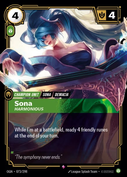 OGN-073/298 - Sona, Harmonious（繁中）