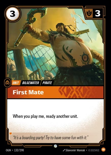 OGN-132/298 - First Mate（繁中）