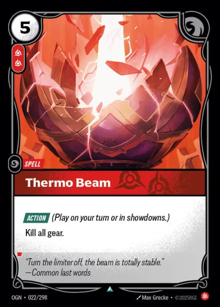 （繁中）OGN-022/298 - Thermo Beam 熱能光束
