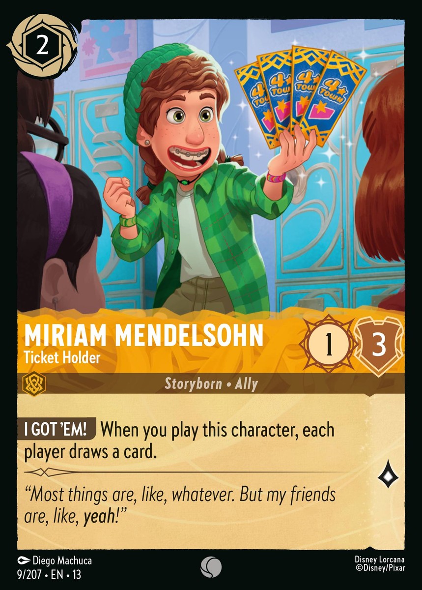 009/207-EN-13: Miriam Mendelsohn – Ticket Holder