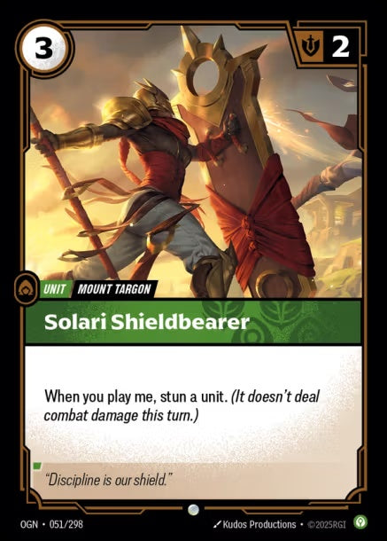 OGN-051/298 - Solari Shieldbearer（繁中）