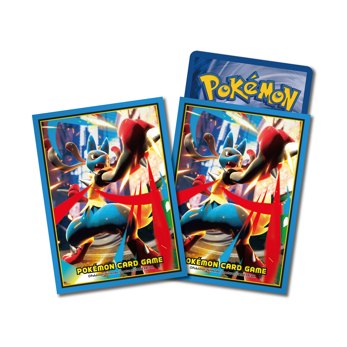 [M1] Pokemon Card Sleeves Mega Lucario 寶可夢造型卡套 超級路卡利歐