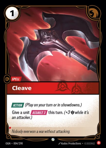 OGN-004/298 - Cleave（繁中）