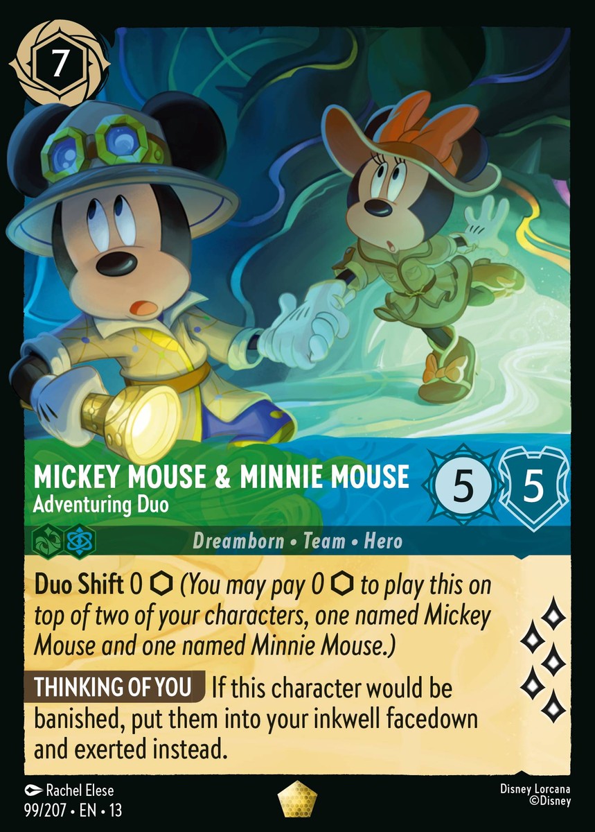 099/207-EN-13: Mickey Mouse & Minnie Mouse – Adventuring Duo