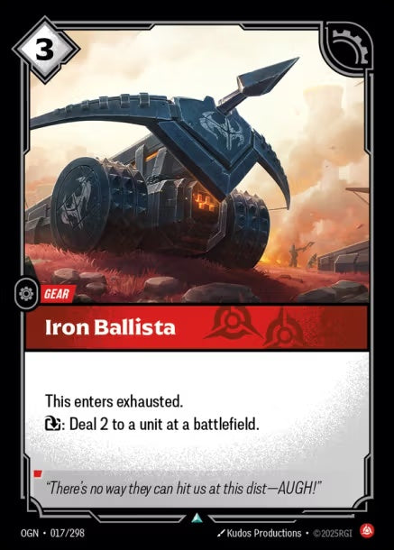 OGN-017/298 - Iron Ballista（繁中）