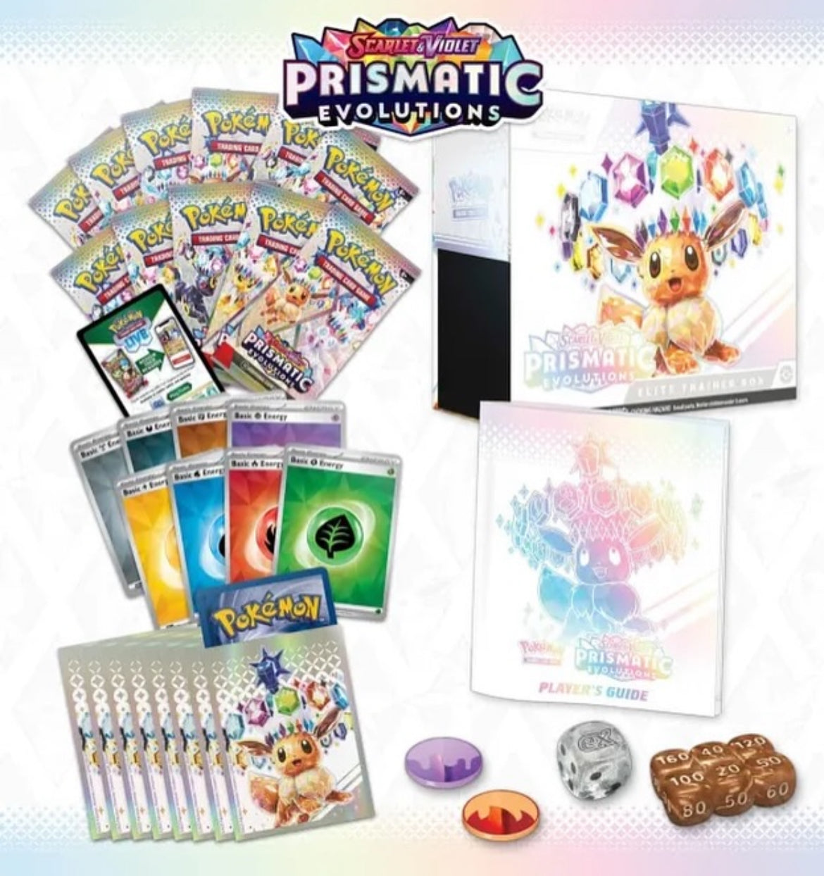 [SV8.5] English Pokemon 美版  Prismatic Evolutions Elite Trainer Box