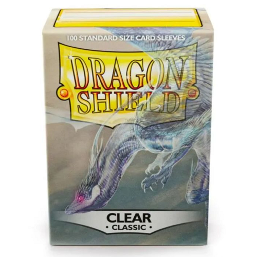 Dragon Shield 100 - Standard Deck Protector Sleeves - Clear - AT-10001