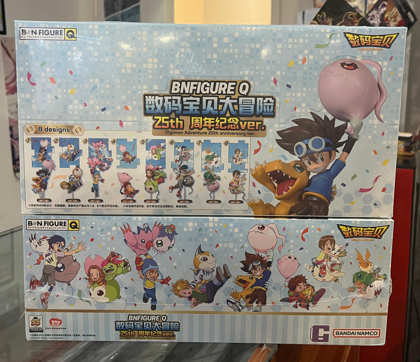 [Blind Box] BNFigure Q Digimon 01 25th Anniversary 盲盒  數碼暴龍 25周年 迷你公仔 盲盒