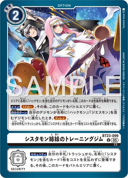 BT23-099 The Sistermon Sisters Training Gym