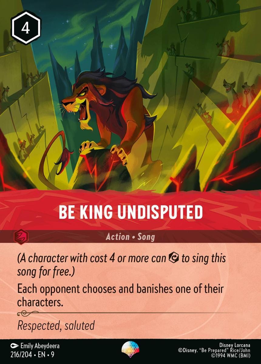 216/204-EN-9: Be King Undisputed