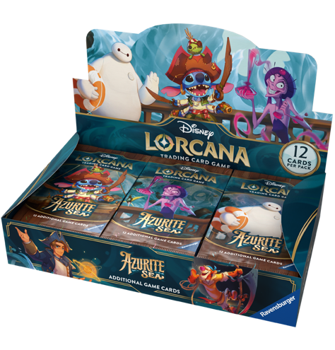 Set 6 Azurite Sea | Disney Lorcana by Ravensburger ENGLISH Booster Pack Box Case