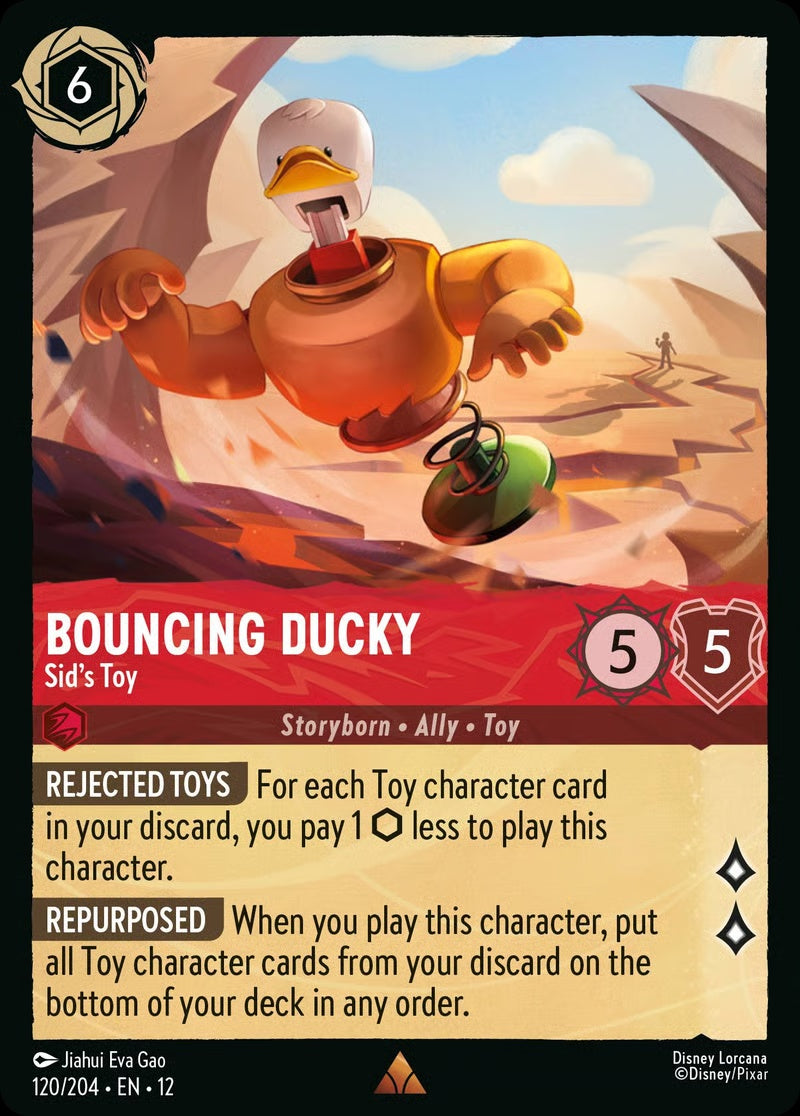 120/204-EN-12: Bouncing Ducky - Sid's Toy